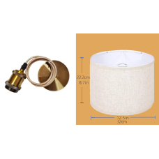 Závesné svietidlo INŠPIRÁCIA - béžová/meď